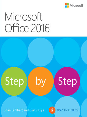 cover image of Microsoft Office 2016 Step by Step
